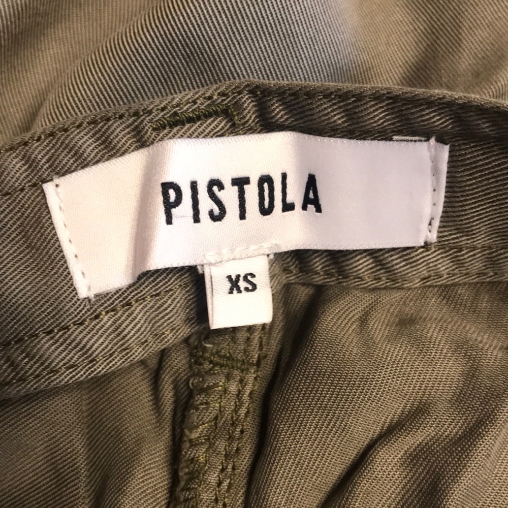 SOLD Pistola Green Button Front Long Maxi Skirt XS - Picture 5 of 7
